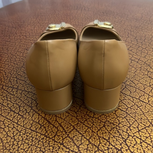 Salvatore Ferragamo Brown block heel Labskin leather Italy shoes 10 - Picture 4 of 13